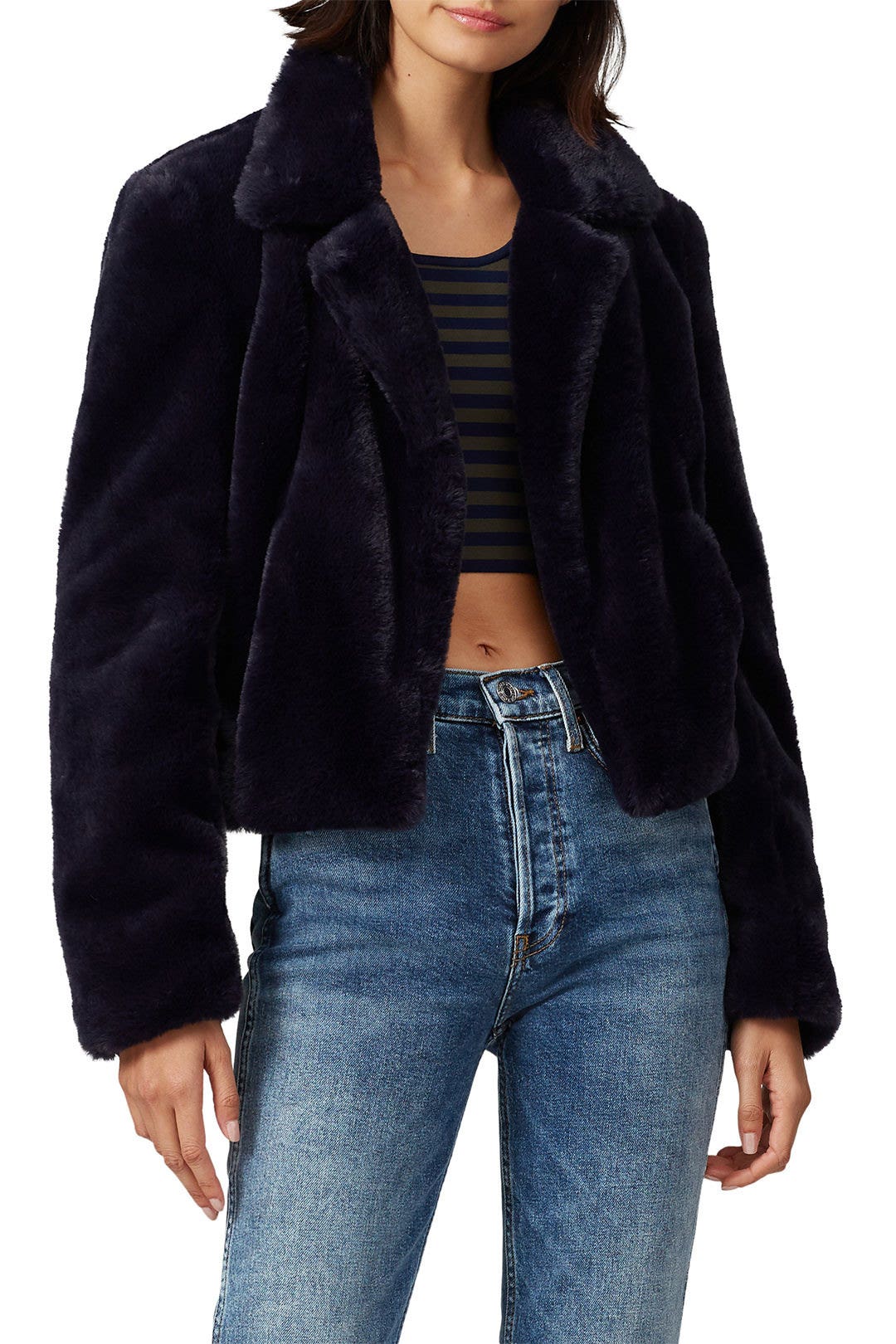Faux Fur Uptown Girl Jacket by BLANKNYC 1