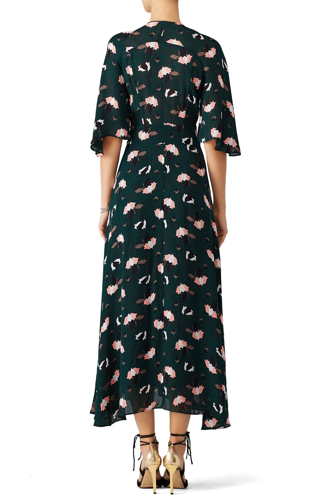 Scribble Printed Midi Dress by Derek Lam 10 Crosby 1