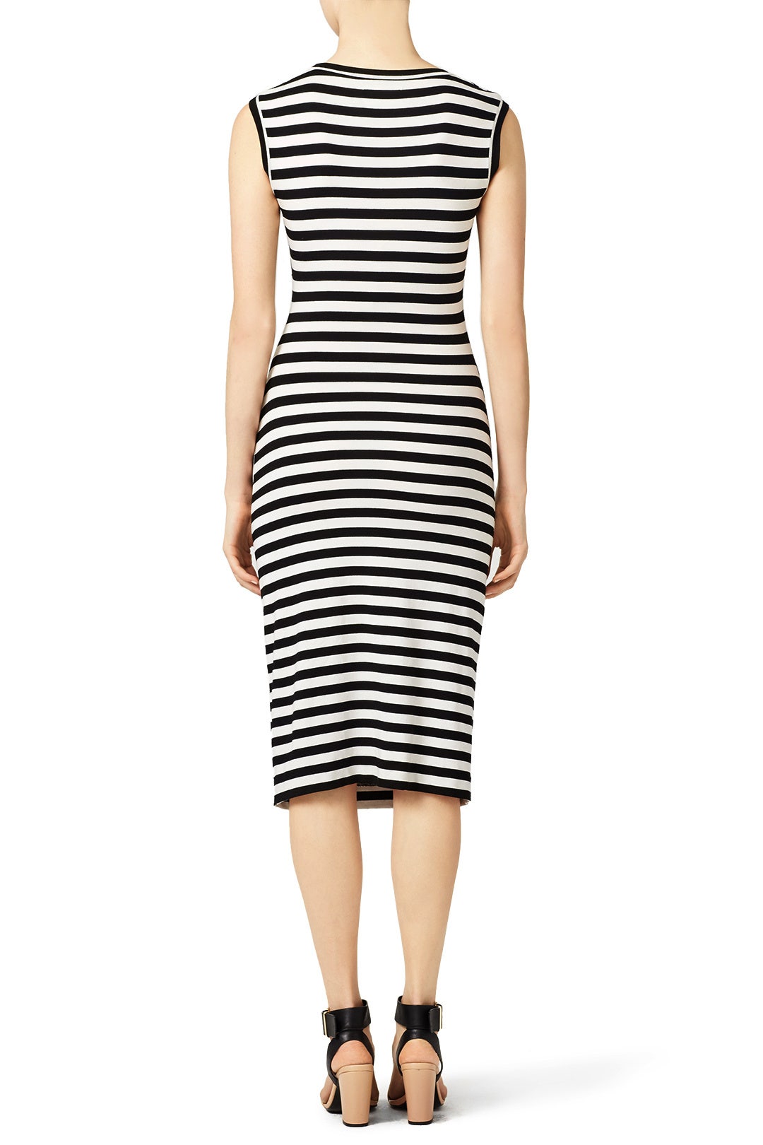 Gathered Stripes Sheath by Nicole Miller 1