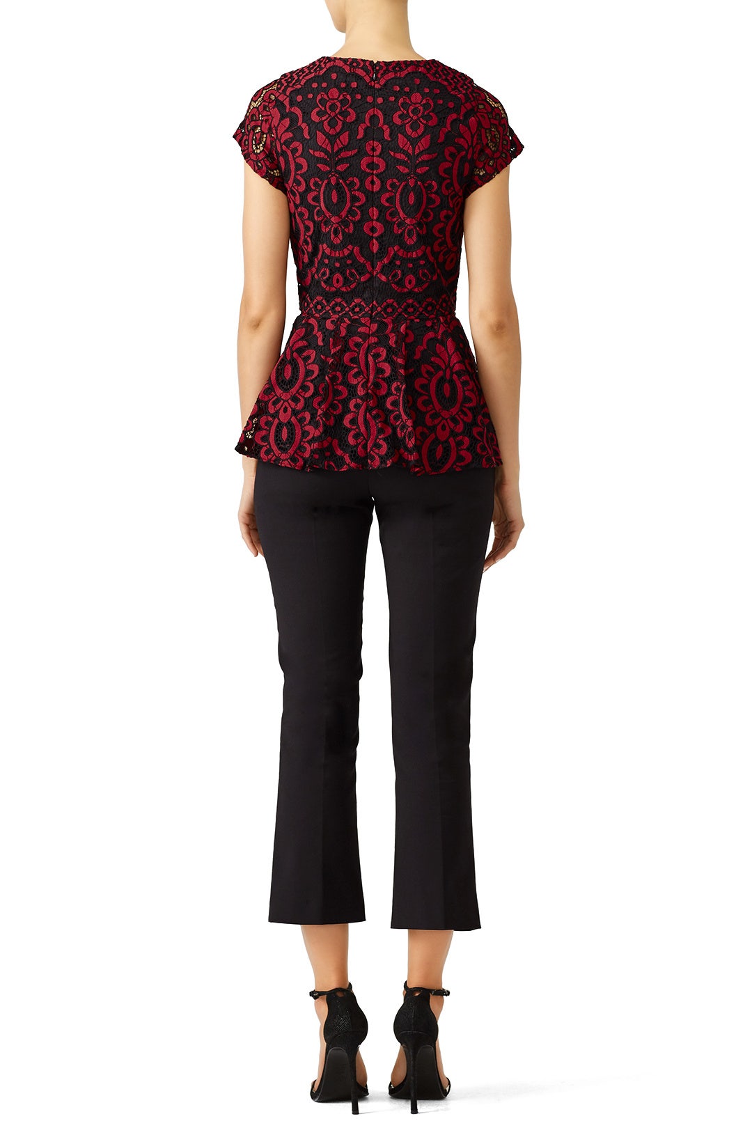 Red Whittney Combo Top by Parker 2
