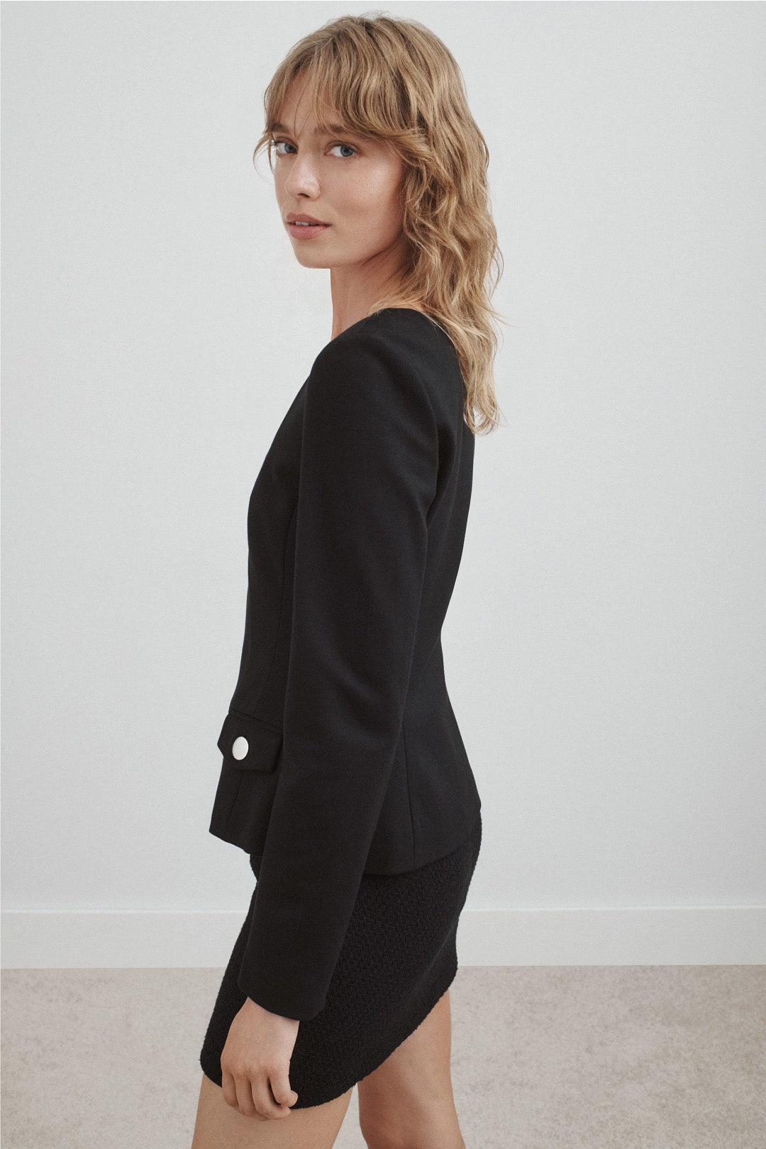 Ponte Zip Front Top by Toccin 1