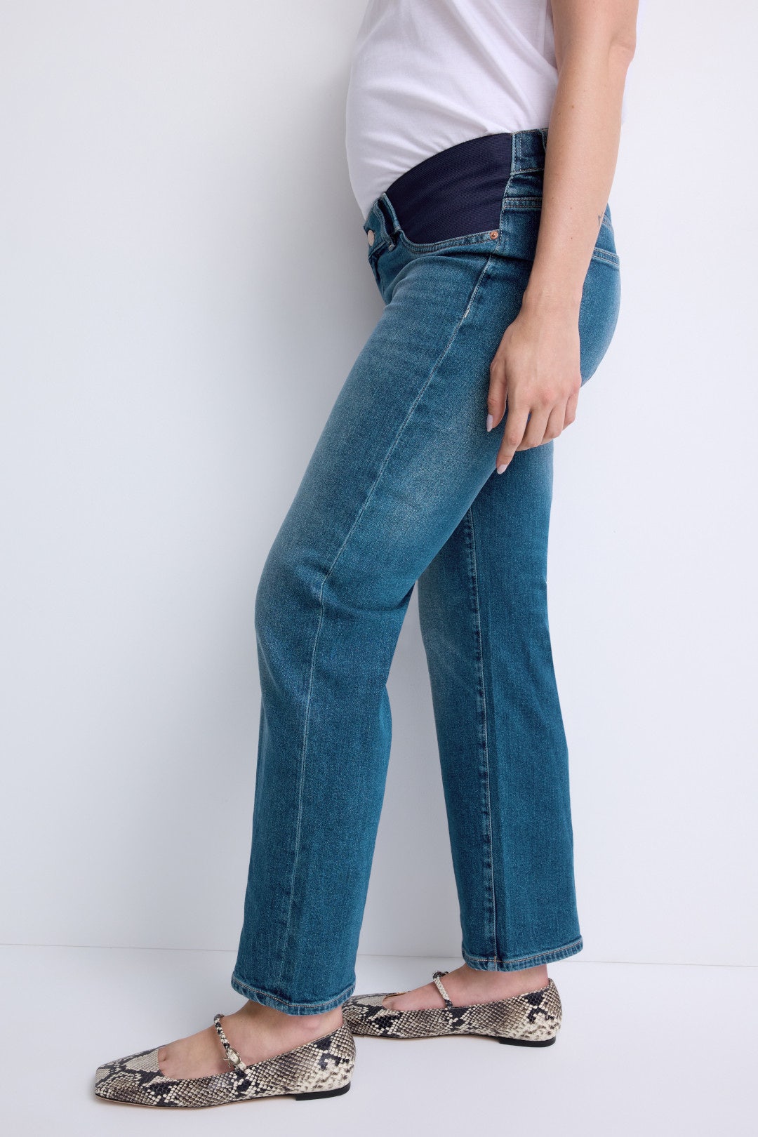 Karmine Refined Wide Leg Maternity Jeans by DL1961 1