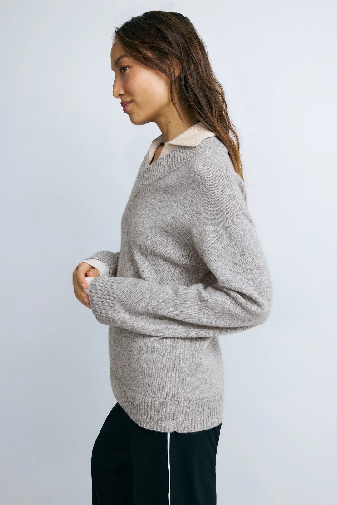 Premium Cashmino Layered Polo by NAADAM 1