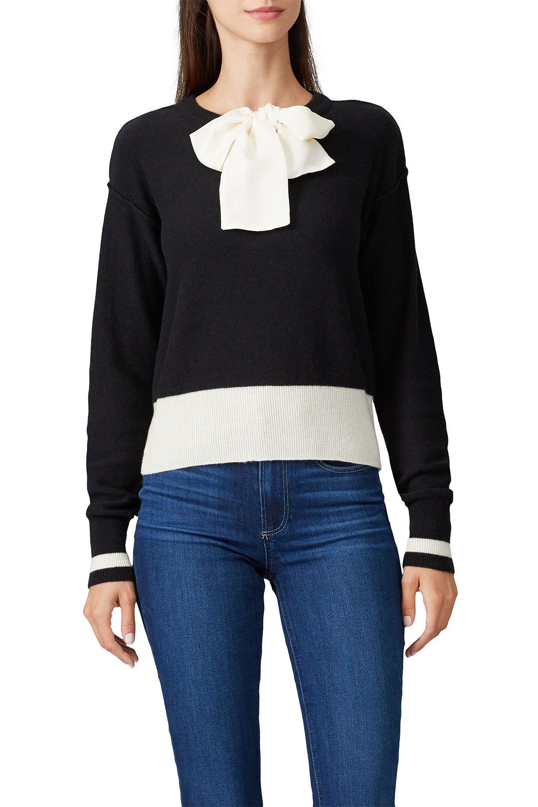 Black Bow Sweater by Sweet Baby Jamie 1