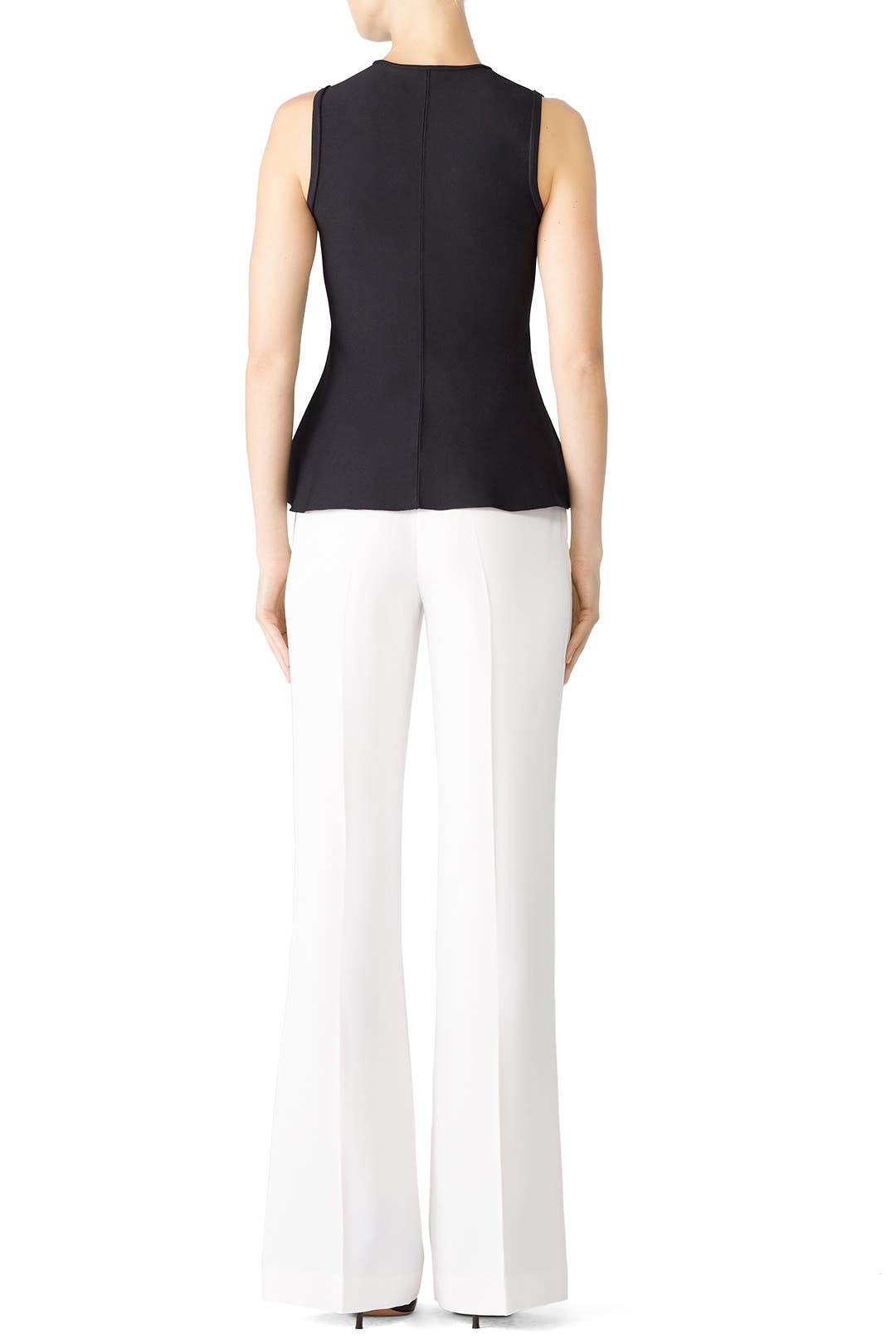 theory classic peplum top