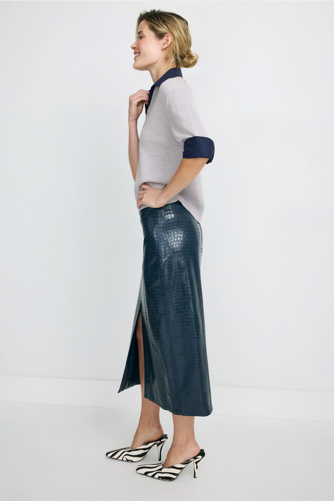 Esme Sweater Combo Top by Tanya Taylor 1