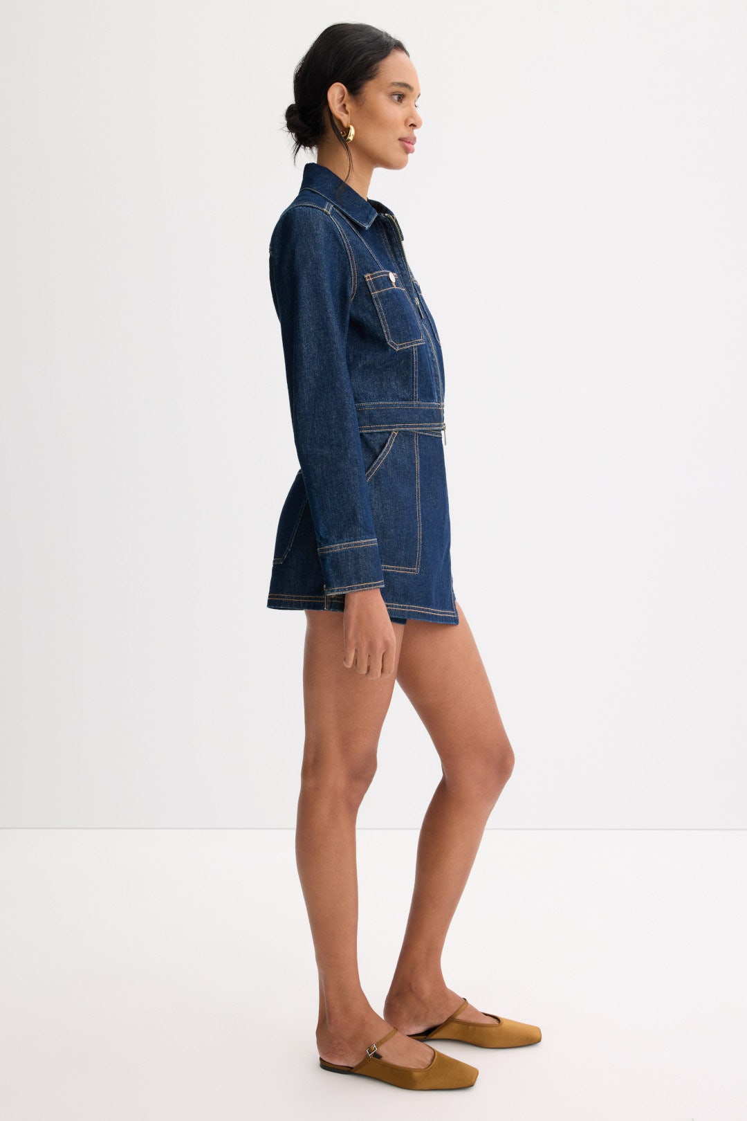 Patty Cropped Denim Jacket by Veronica Beard 1