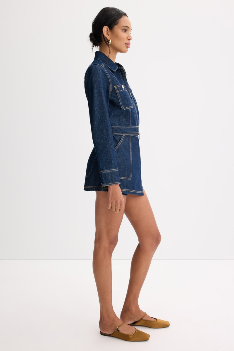 Patty Cropped Denim Jacket by Veronica Beard - Photo 1