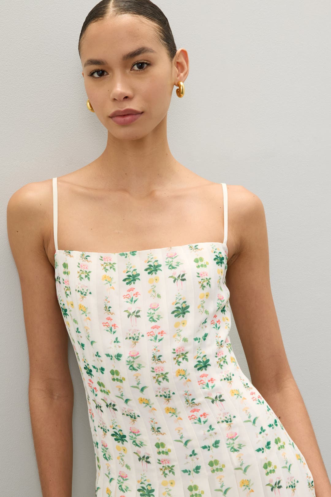 Floral Pleated Midi Dress by Adam Lippes x RTR | Rent the Runway