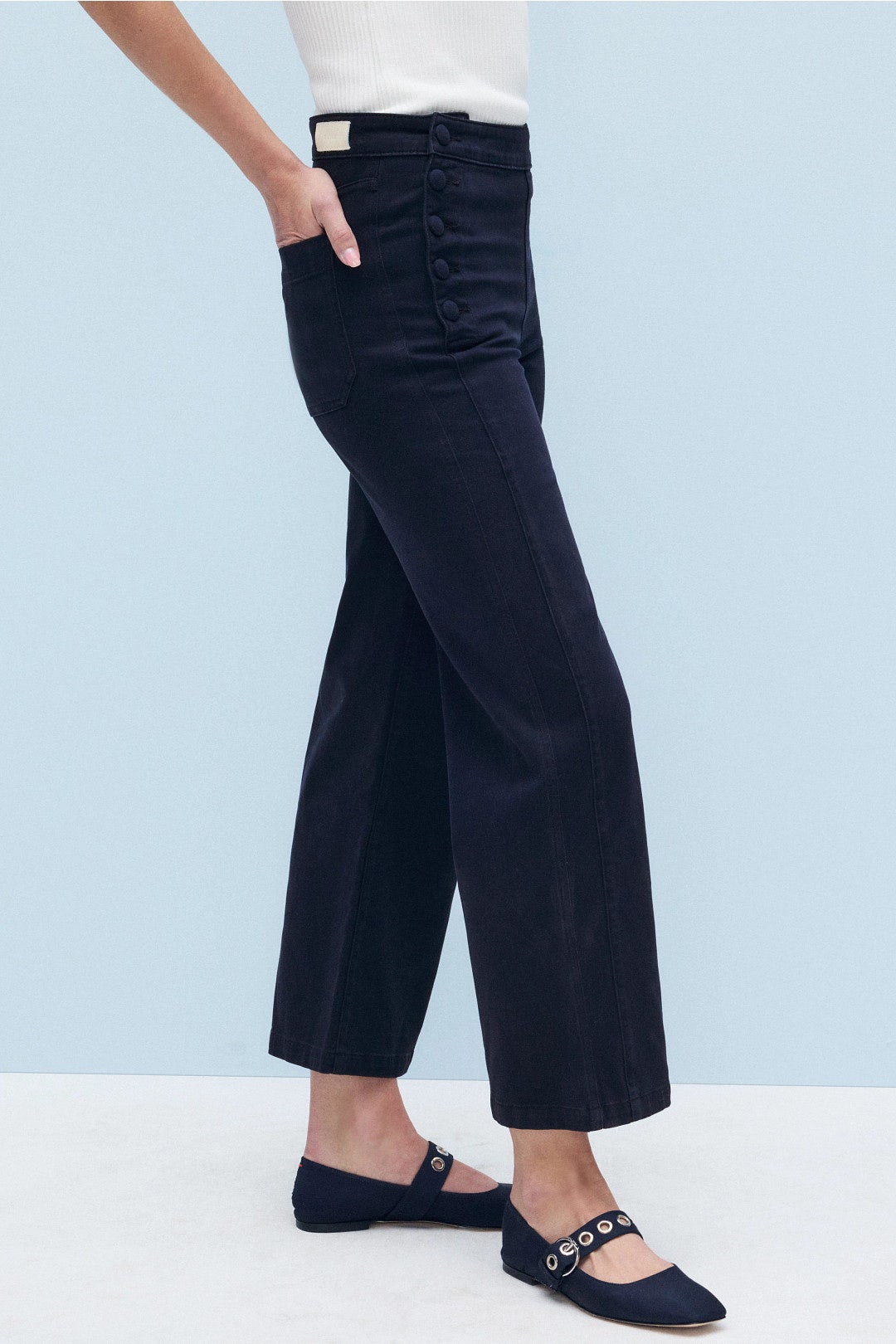 Karmine Refined Wide Leg Pants by DL1961 2