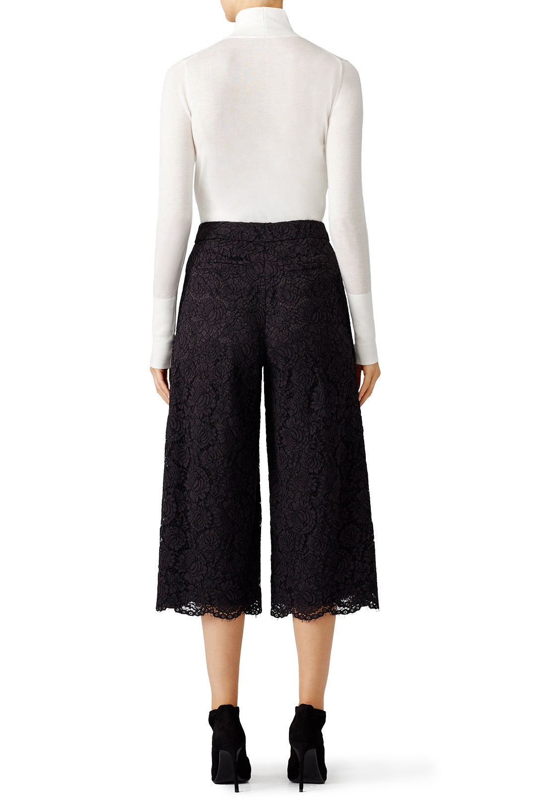 Black Lace Culottes by kate spade new york 1