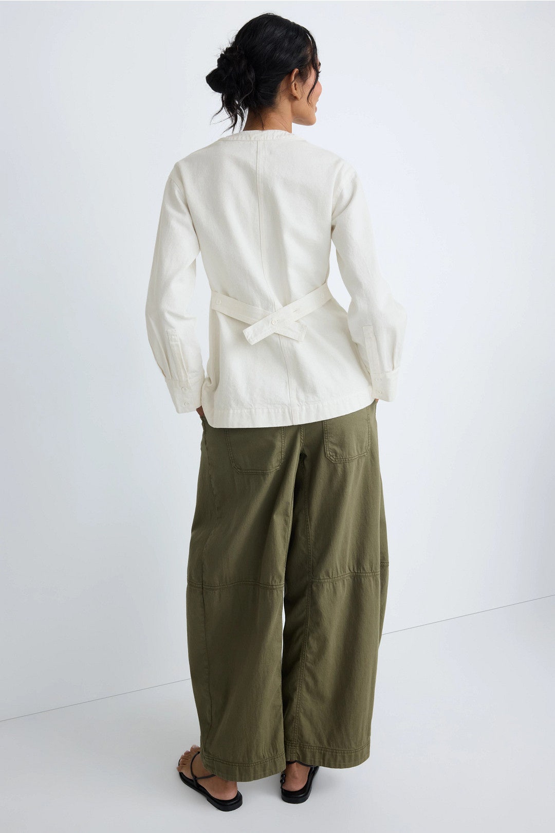 Emmett Structured-Sleeve Denim Jacket by Modern Citizen 2