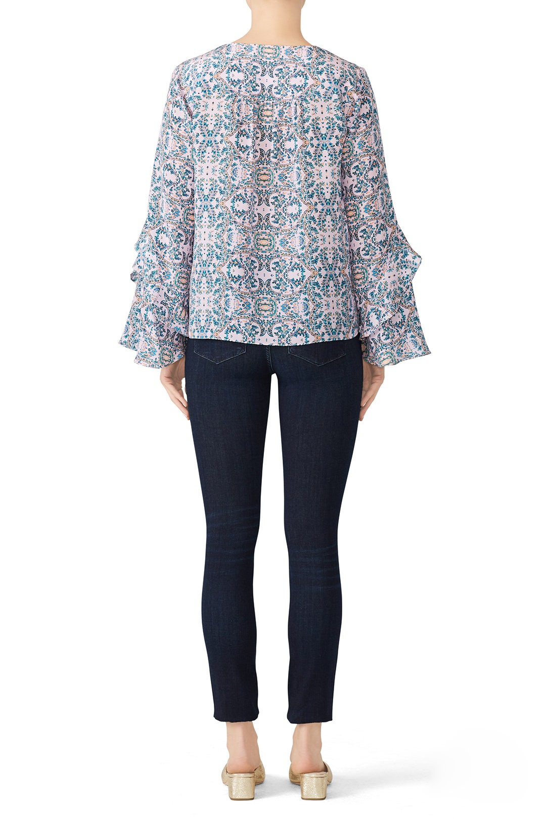Pink Abstract Blouse by Nanette Lepore 2