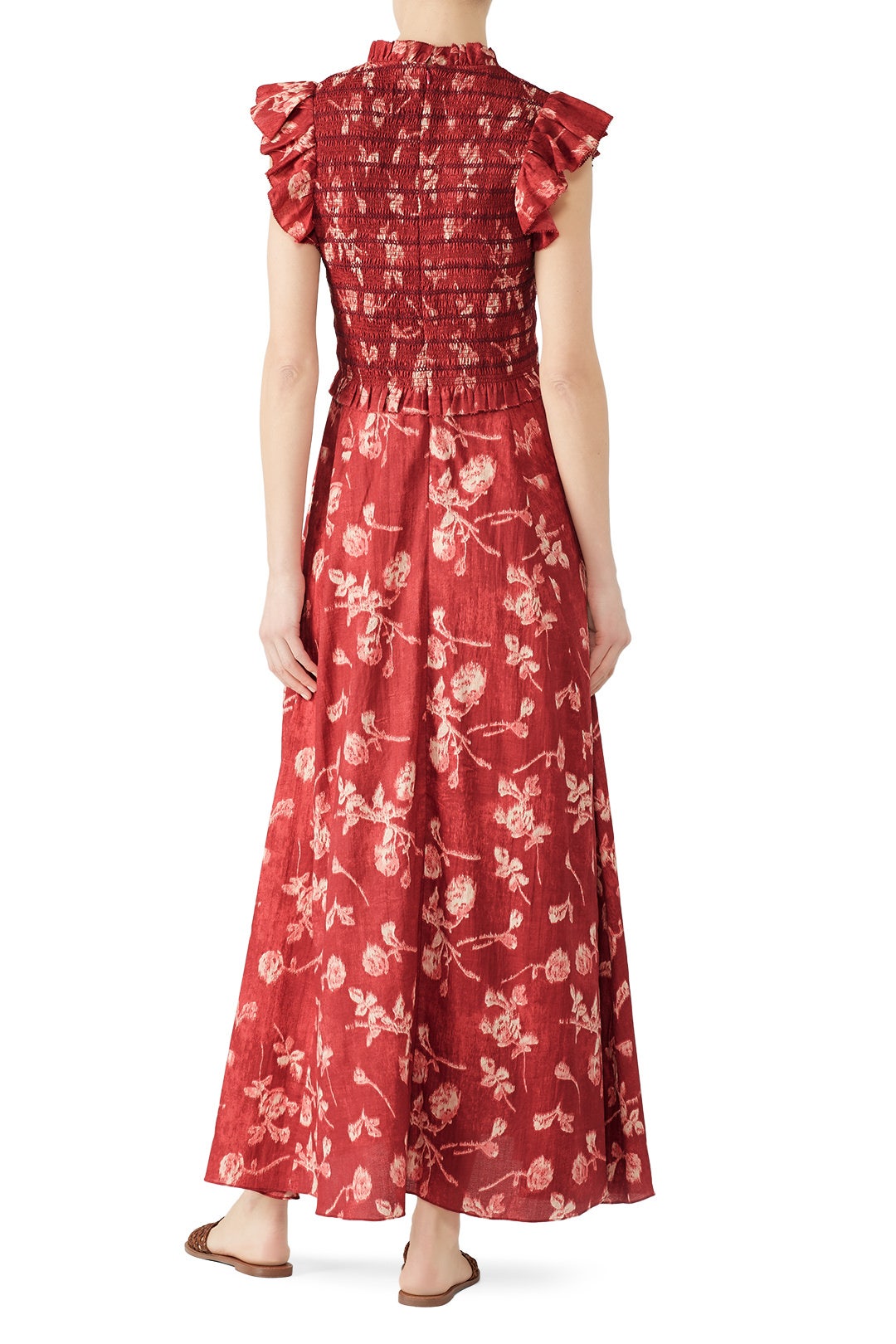 Merlot Monet Smocked Dress by Sea New York 1