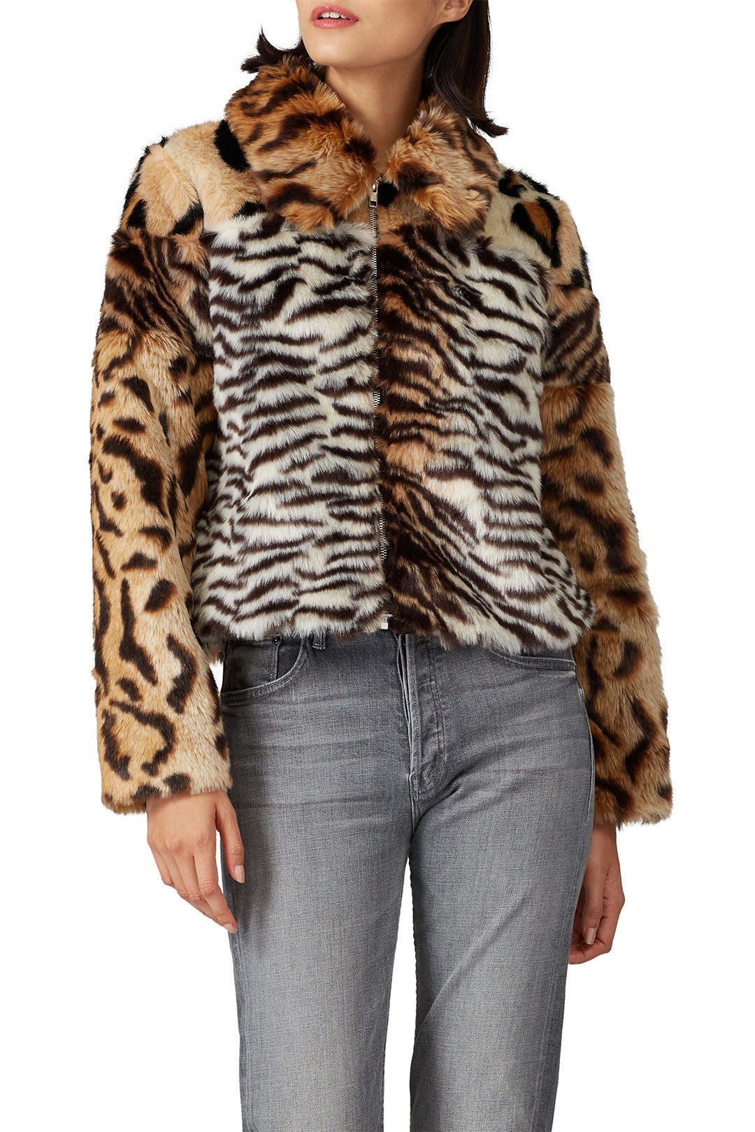 Studio 54 Faux Fur Jacket by KENDALL + KYLIE 1