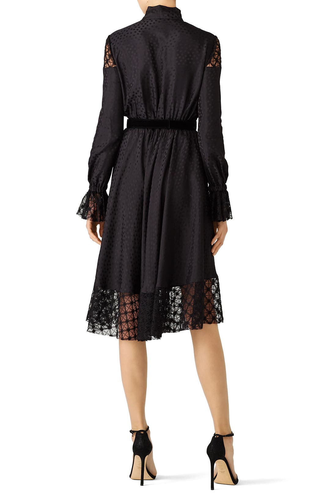Black Lace Tie Dress by Philosophy di Lorenzo Serafini