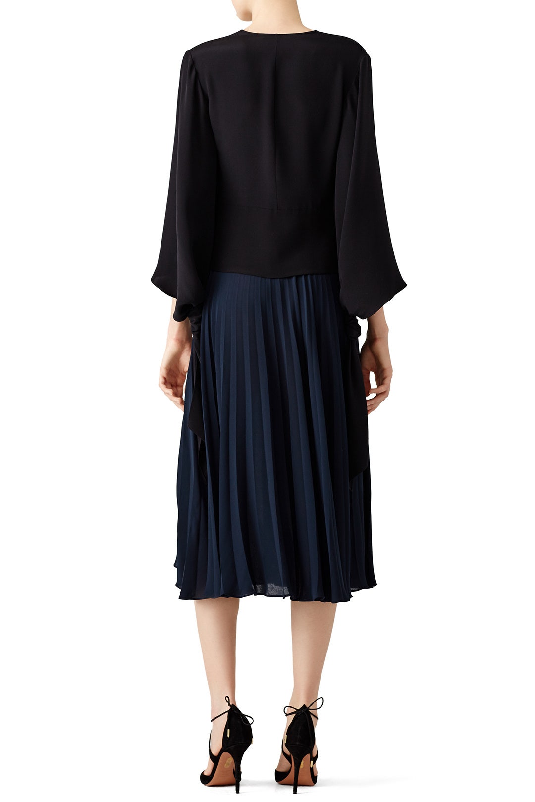 Black Tie Sleeve Blouse by DEREK LAM 2