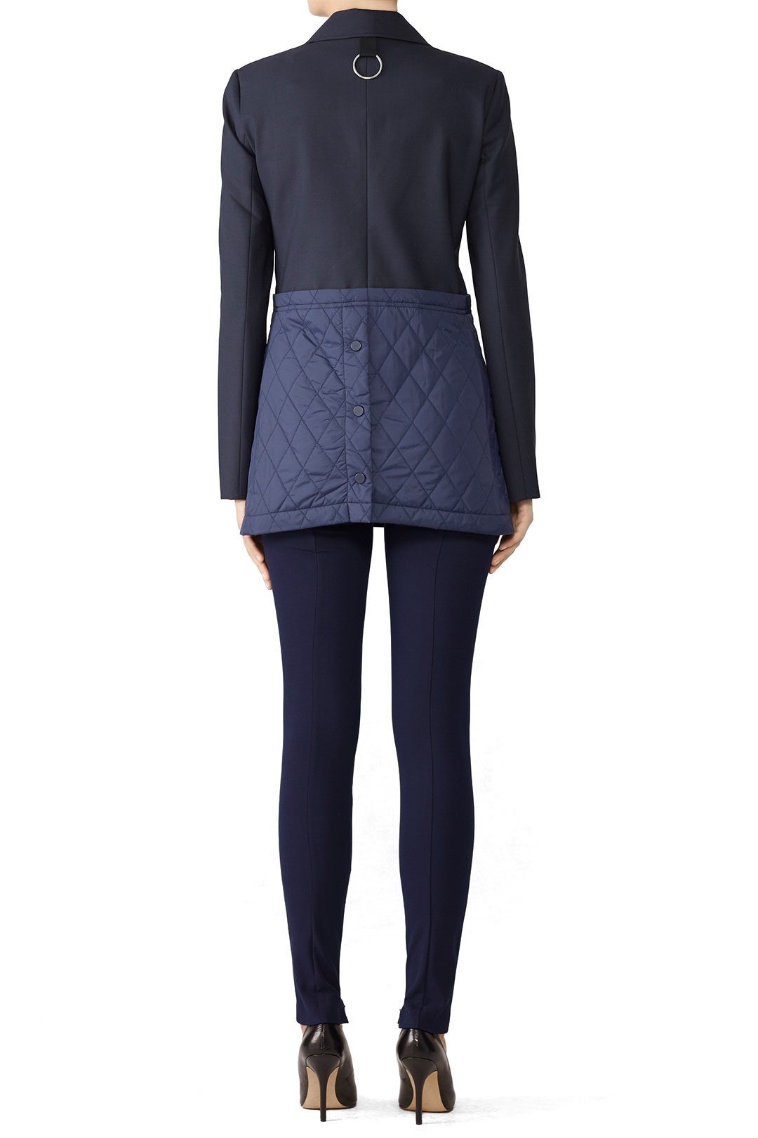 Navy High Waisted Leggings by Theory 1