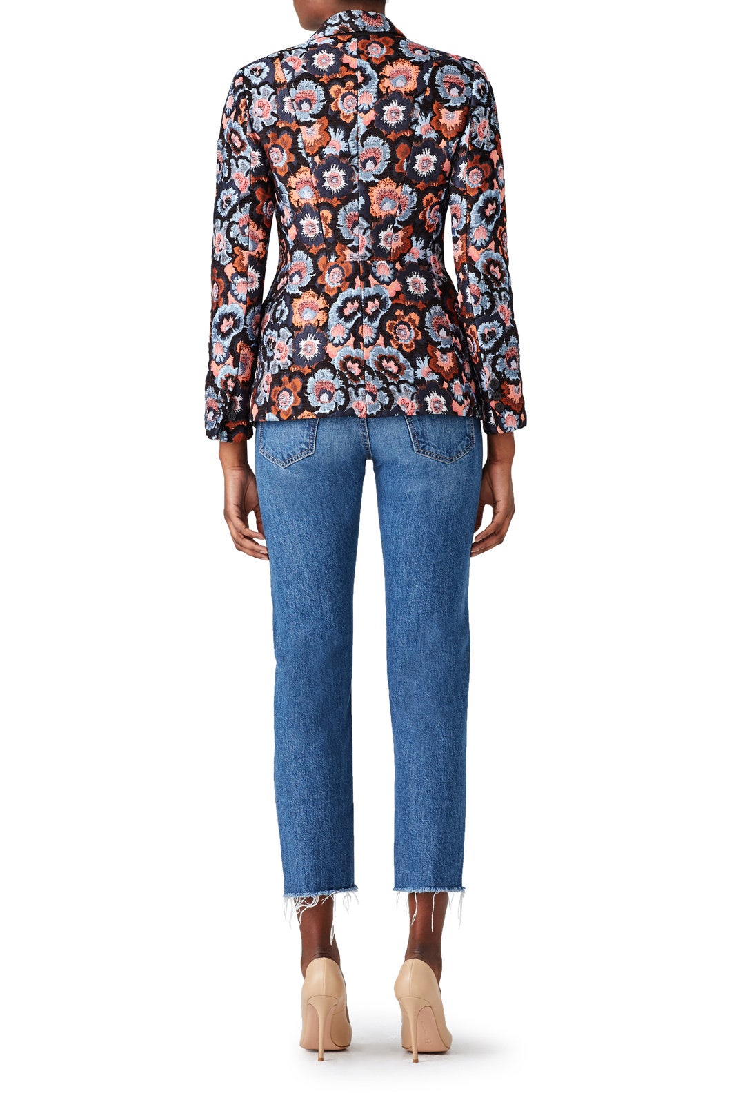 Floral Jacquard Blazer by Theory 2