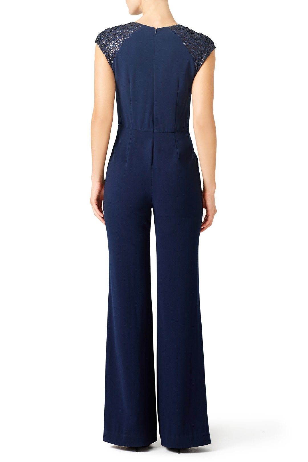 Navy Ri Jumpsuit by HALSTON 1