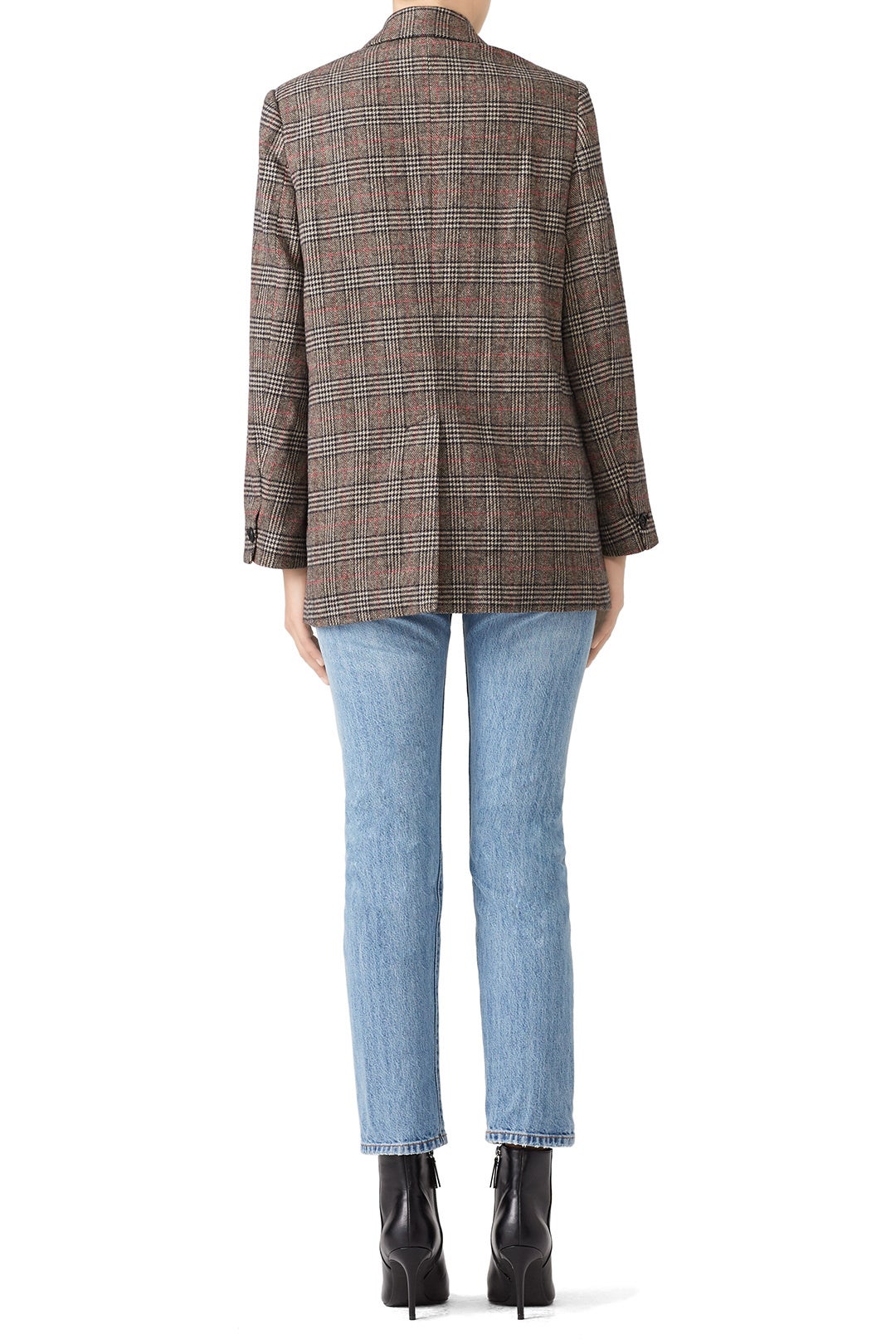 Plaid Billie Blazer by Habitual 1