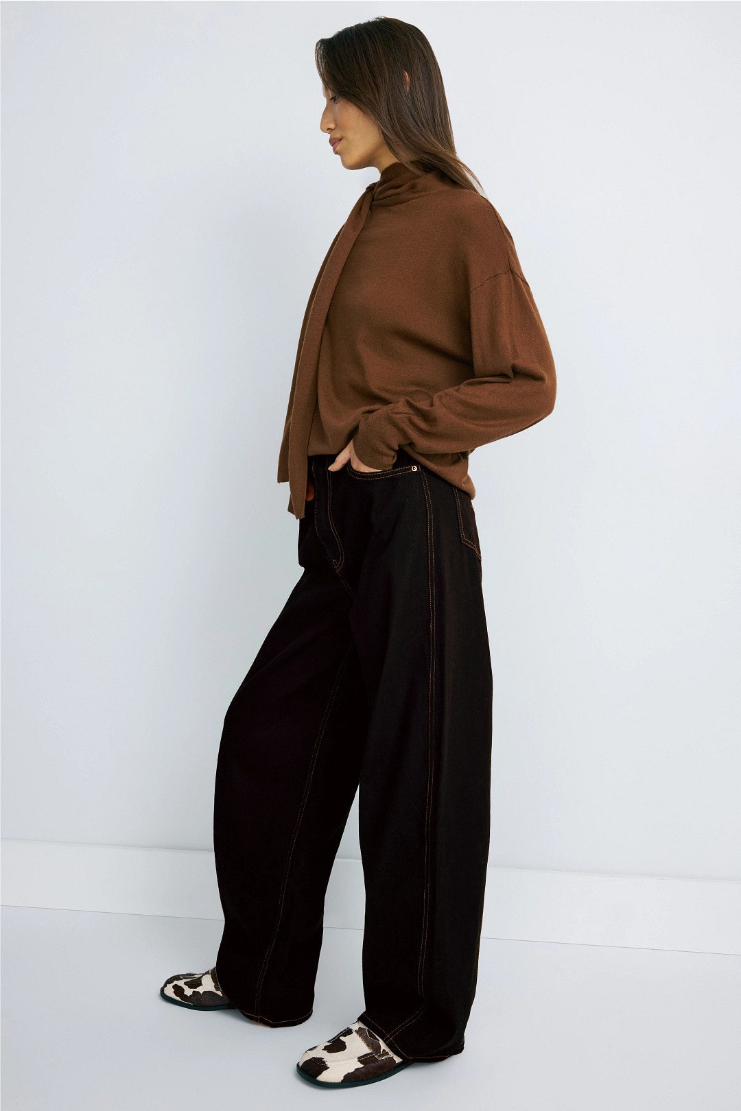 Bailey Relaxed Baggy Jeans by Hudson 1