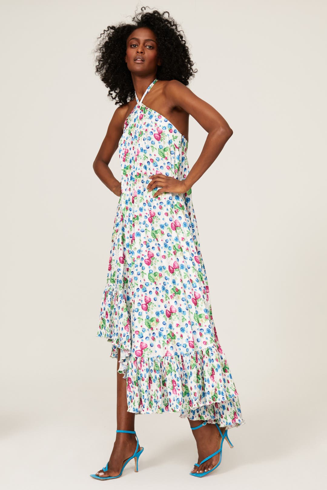 【関税&送料込】Msgm Dress With Drape MSGM Floral Pleat Dress Size 38 IT US 2 Black | eBay