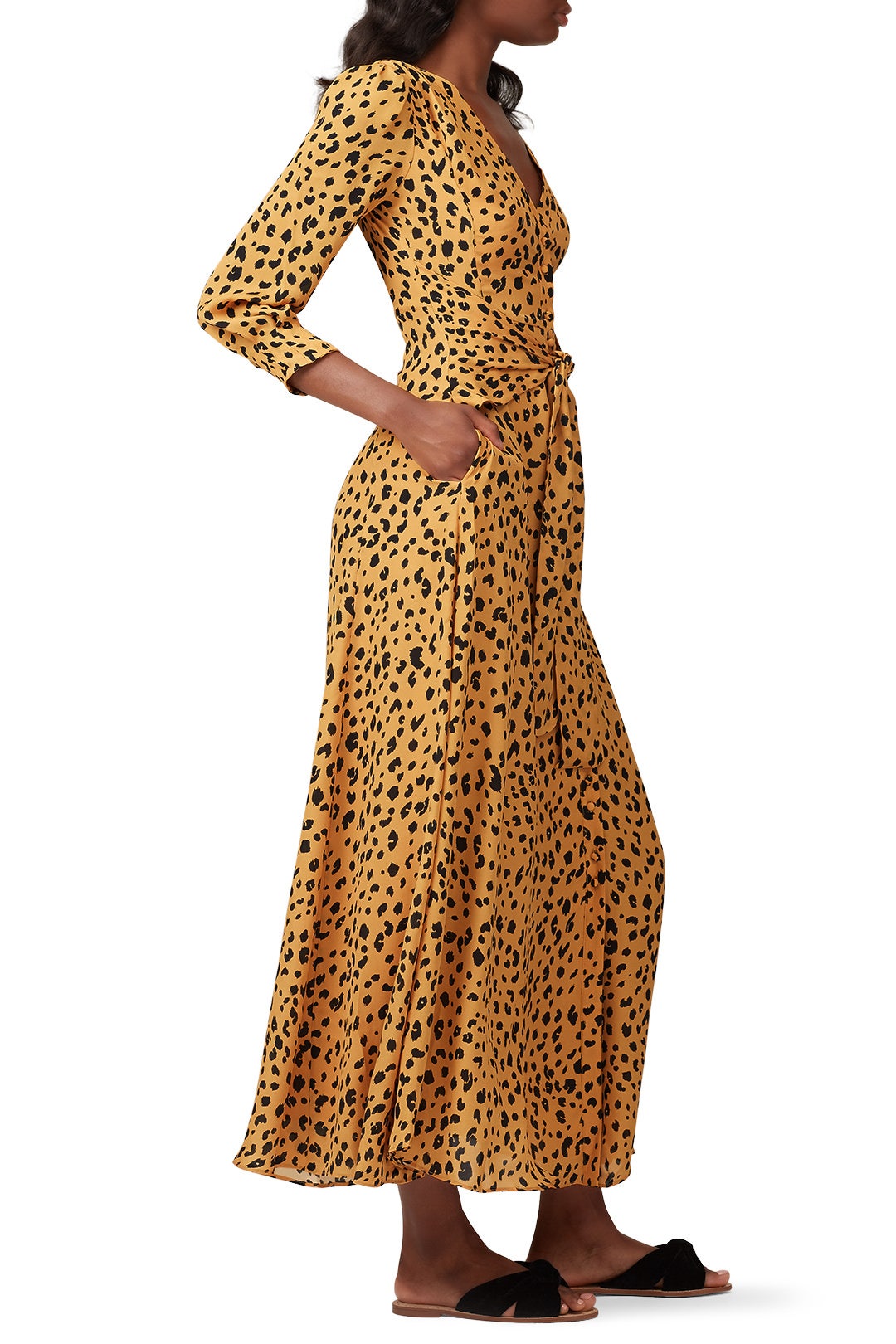 Leopard Tie Front Maxi by Nicholas 1