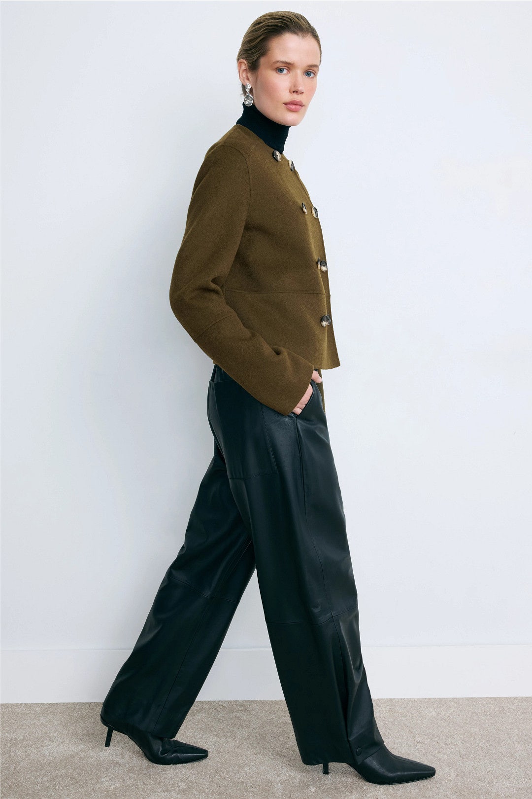 Courtney Jacket in Double Face Wool by Proenza Schouler White Label 1