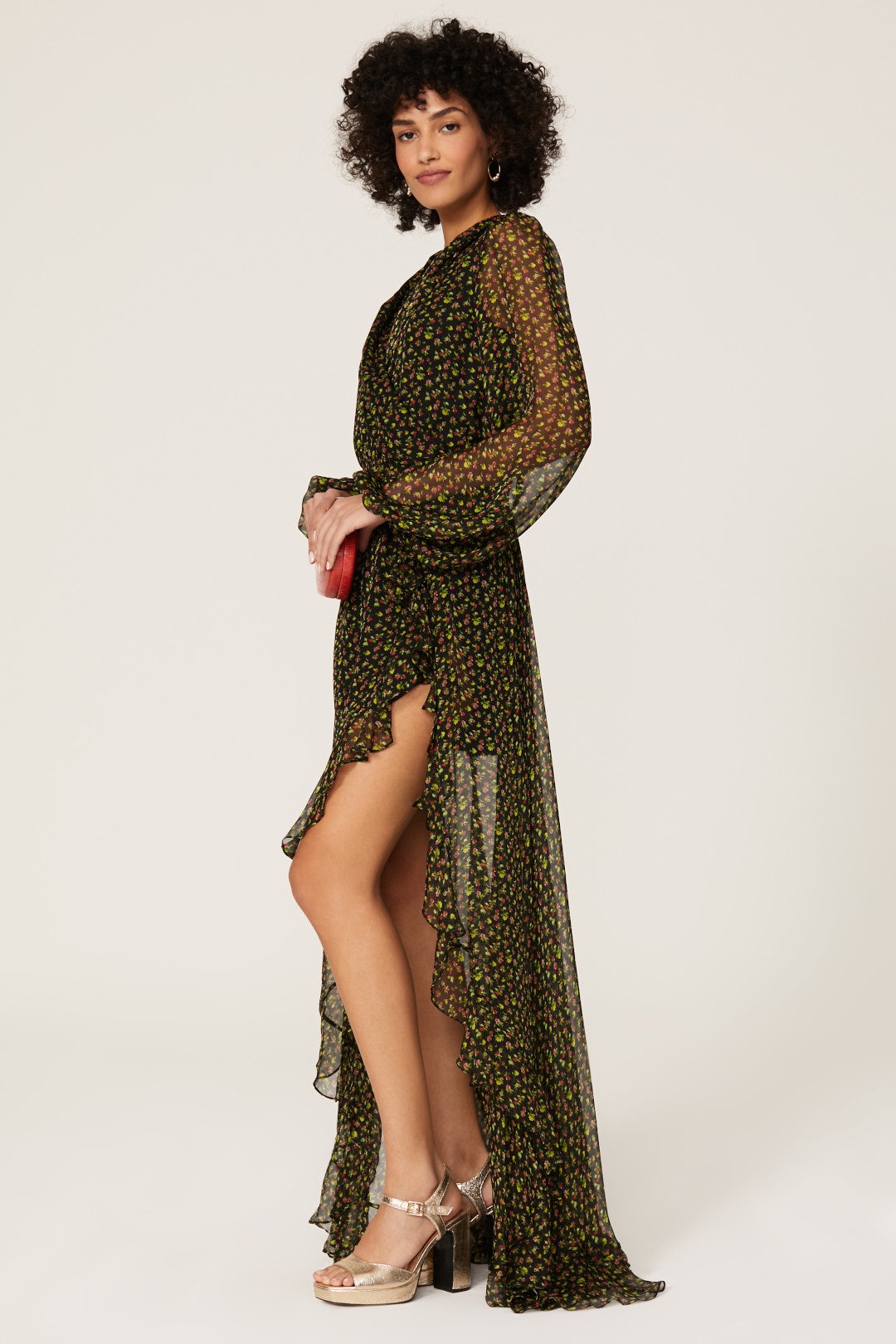 Vivian Winter Rose Dress by CAROLINE CONSTAS 1