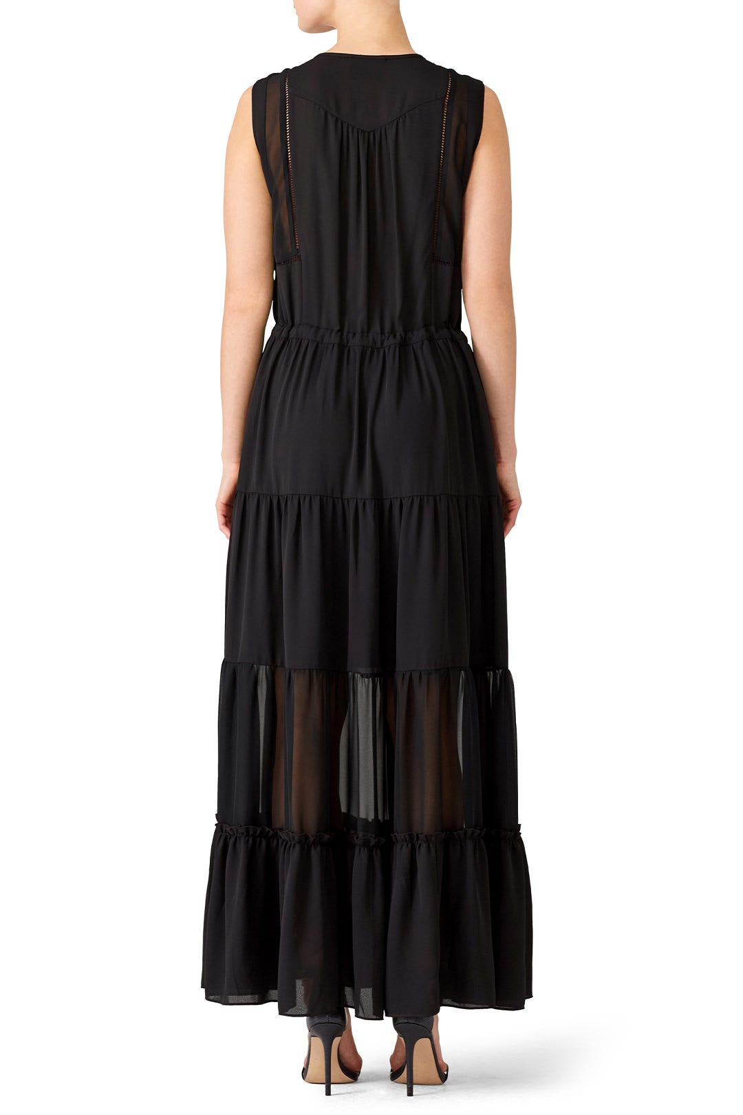Black Sheer Maxi by Scotch & Soda 1