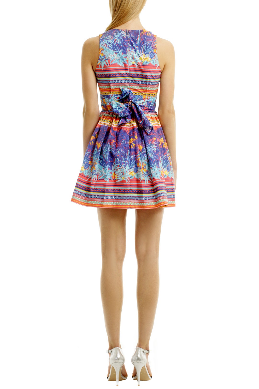 Under the Purple Palm Dress by MSGM 2