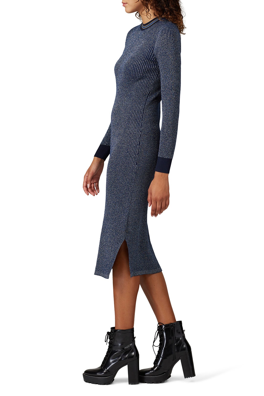 Lurex Knitted Midi Dres by Scotch & Soda 1