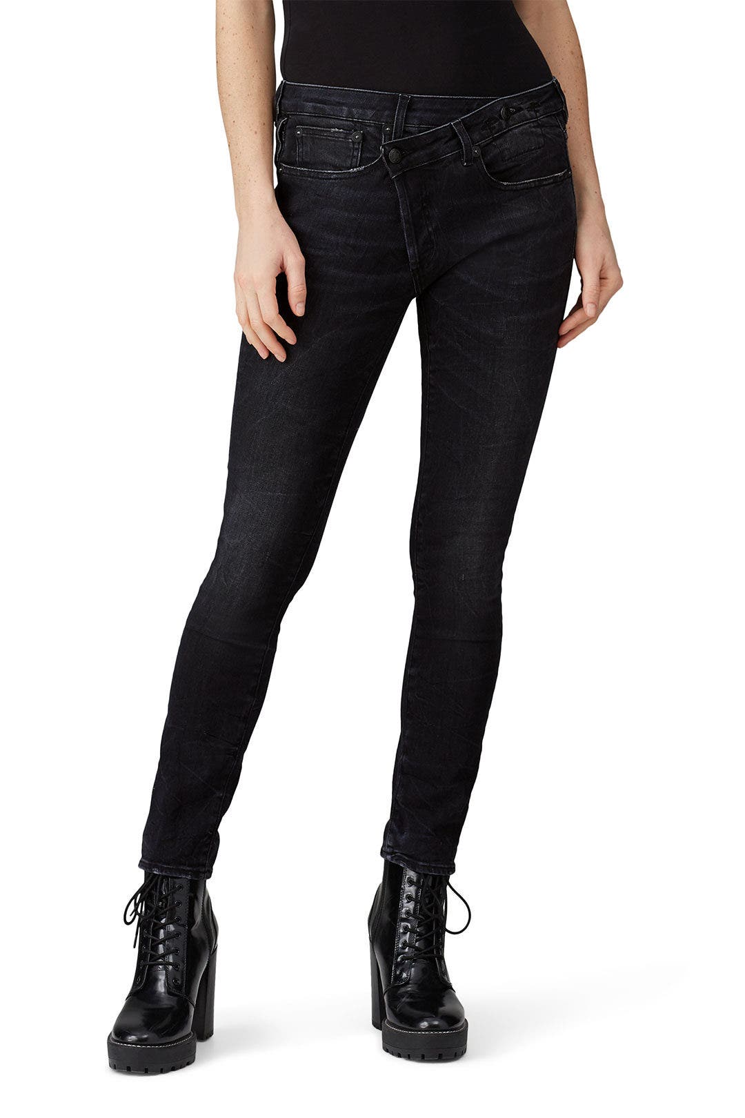 Crossover Skinny Jeans by R13 1