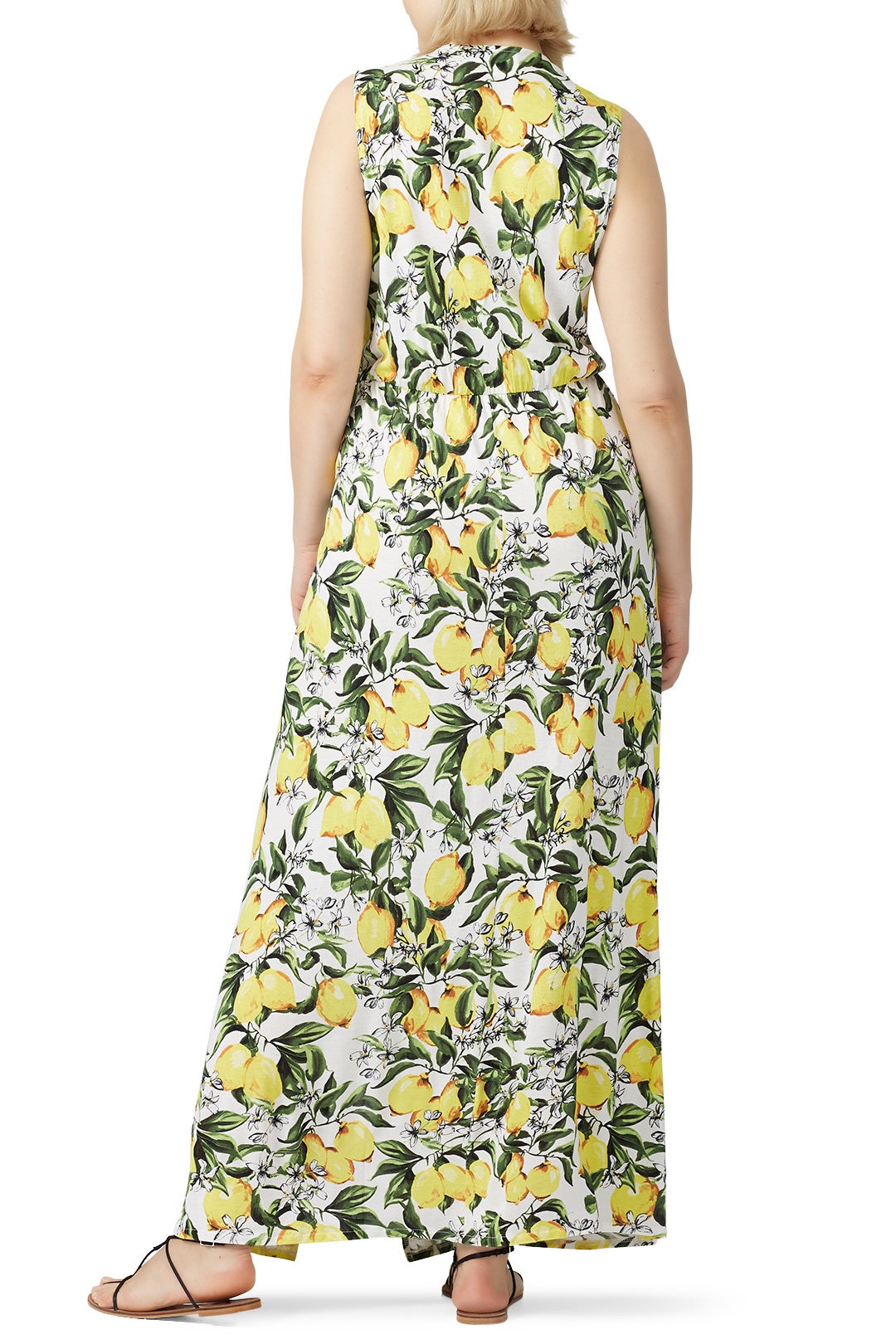 Lemon Printed Maxi by JUNAROSE | Rent the Runway