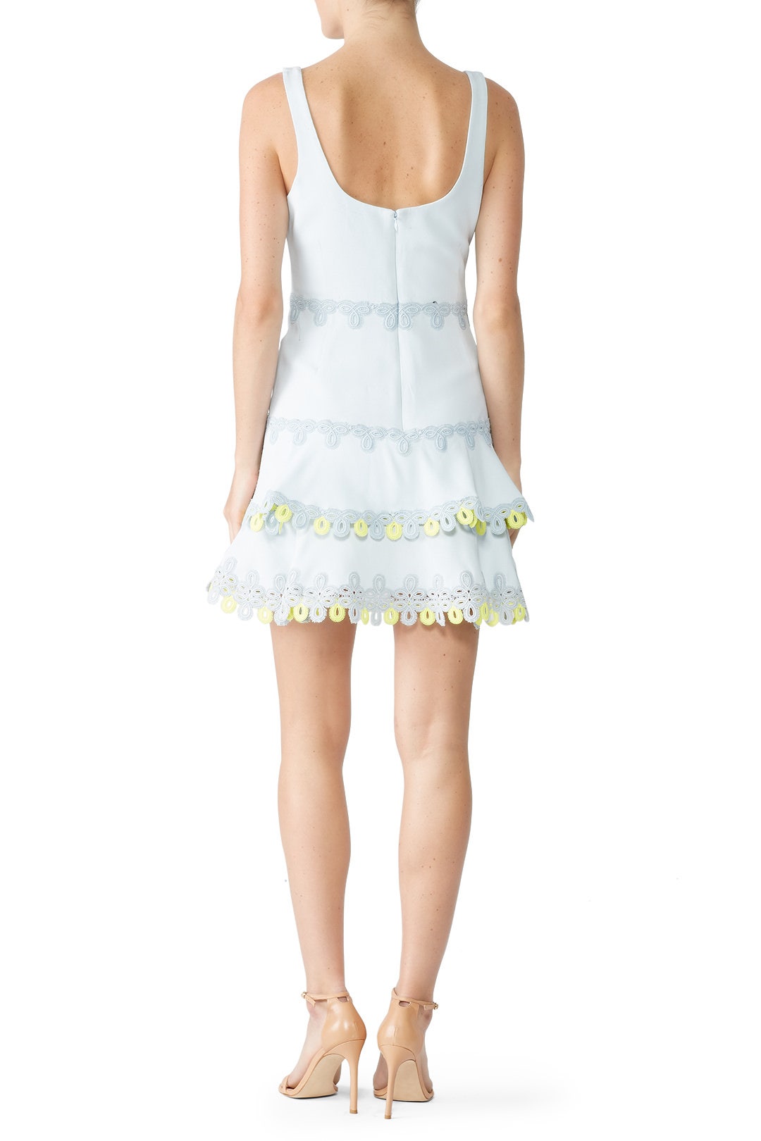 Giupure Lace Mini Dress by SIMKHAI 2