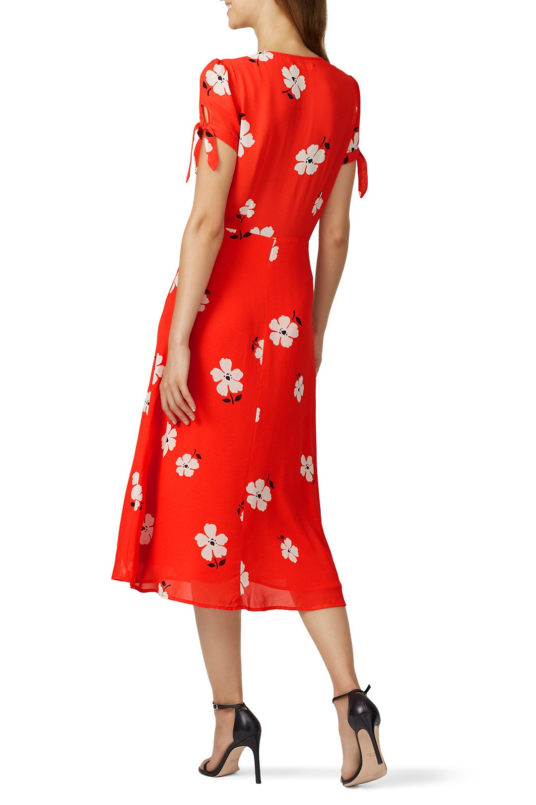 Red Rosalinda Dress by Reformation 1