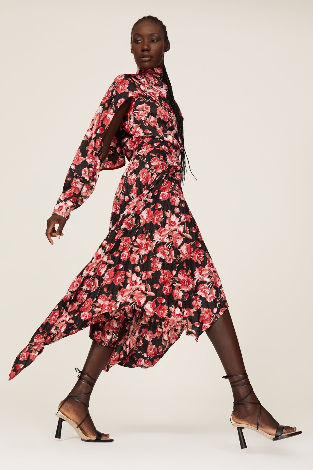 Nightmare Floral Pleated Skirt by Thebe Magugu 1