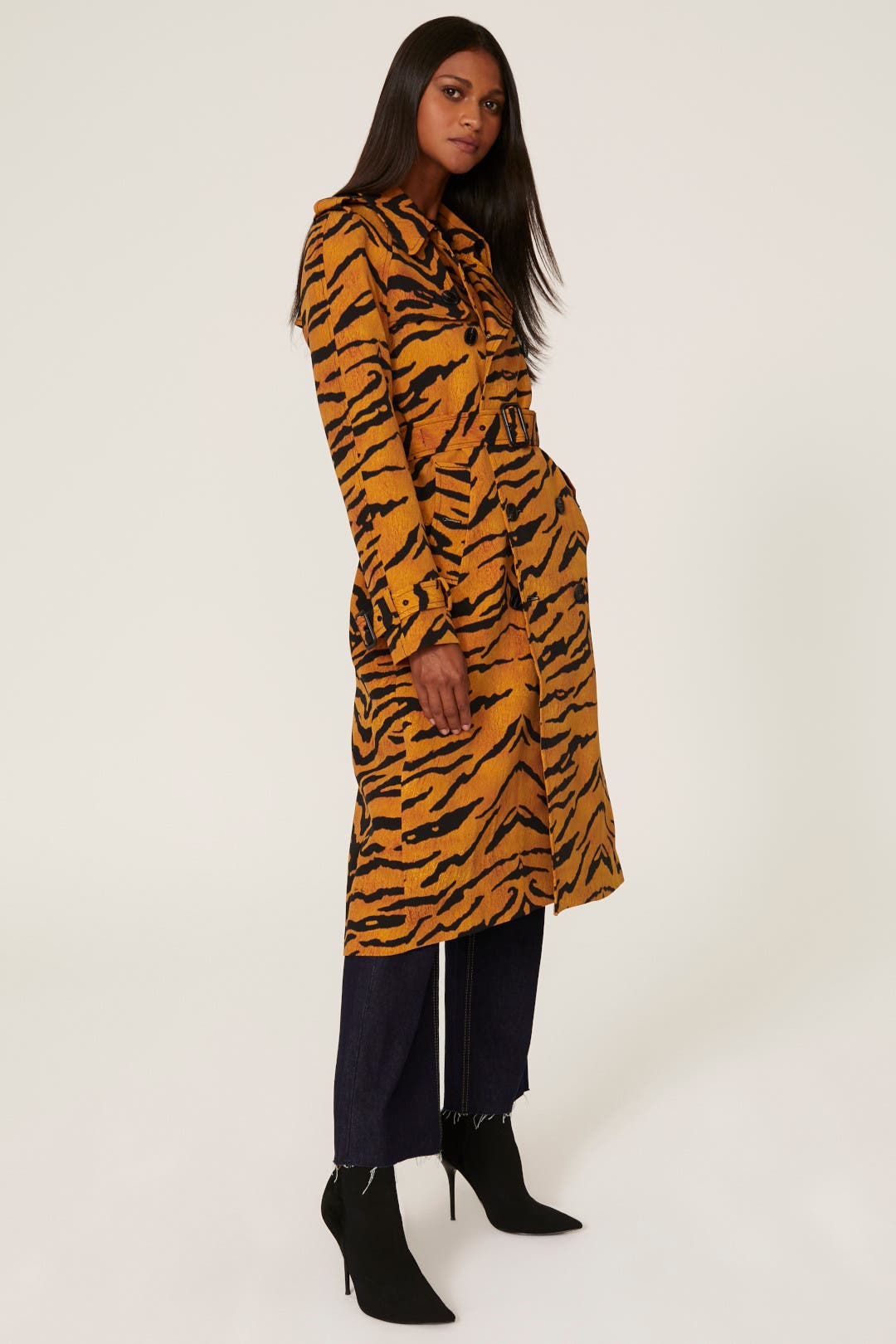 Tiger Print Trench Coat by Adam Lippes x RTR | Rent the Runway