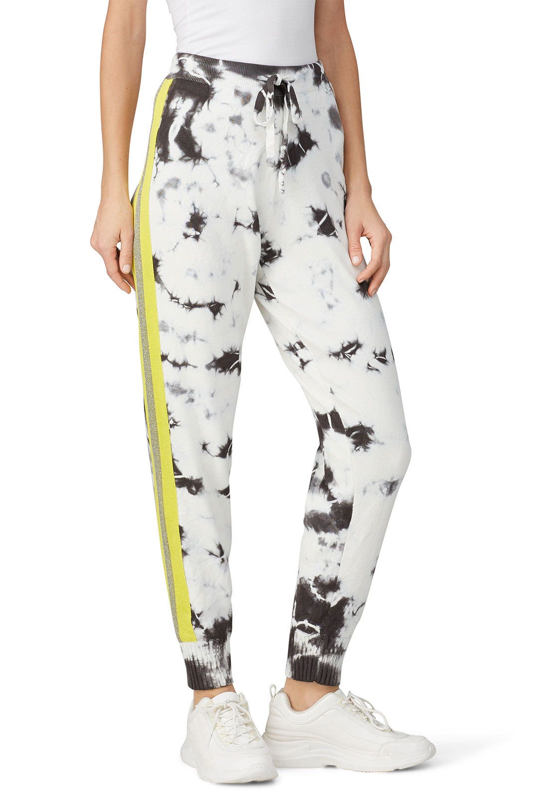 Tie Dye Side Stripe Joggers by Central Park West 1