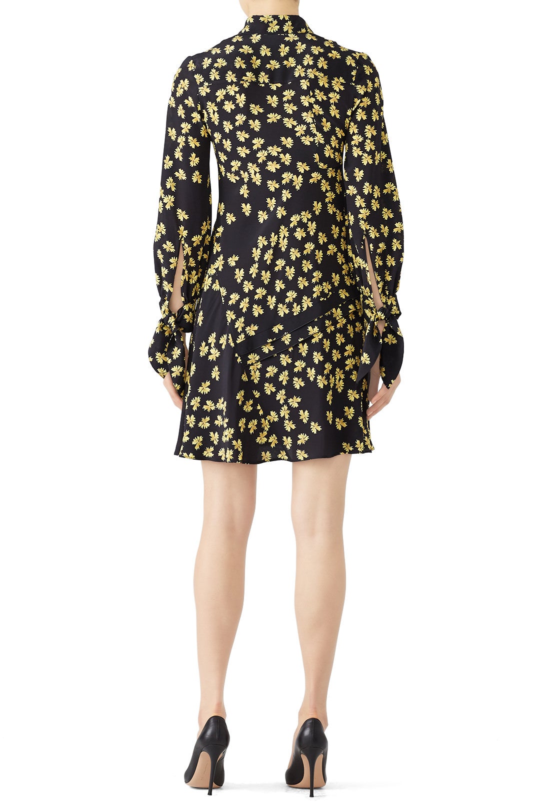 Pleated Floral Shirtdress by DEREK LAM 2