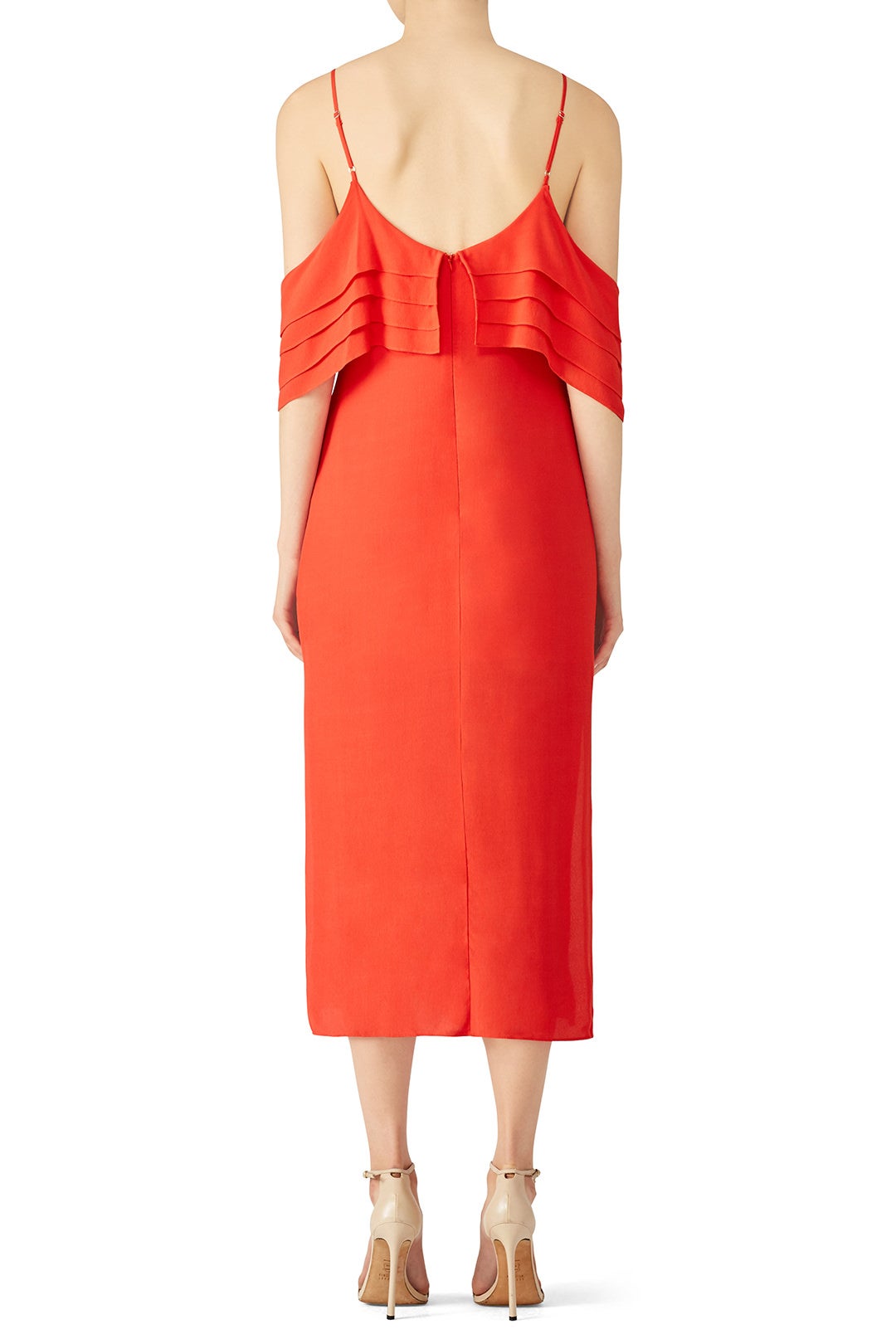 Red Azalea Midi Dress by ELLIATT 1