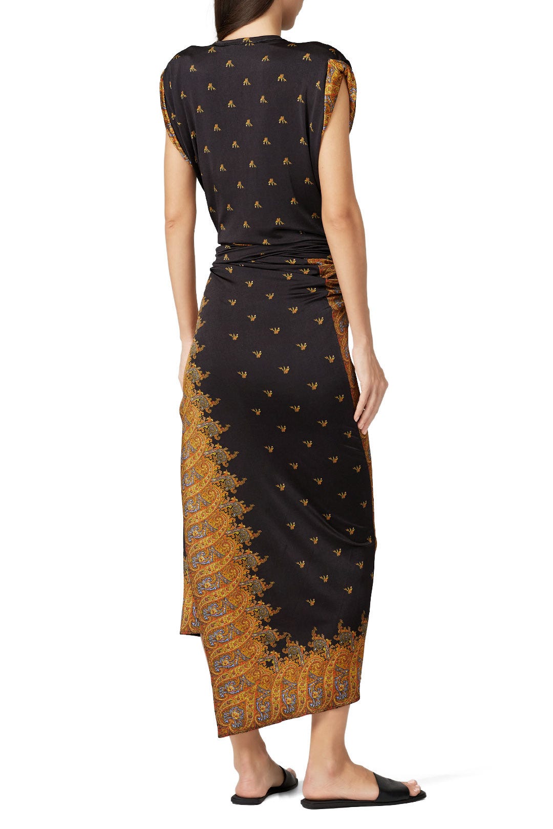 Black Printed Sheath by Rabanne 2