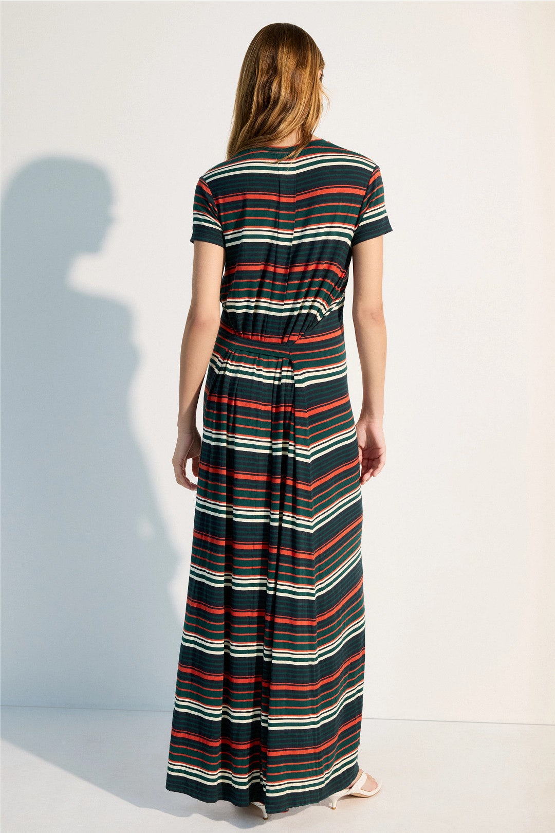 Noelle Dress in Striped Jersey by Proenza Schouler White Label 2