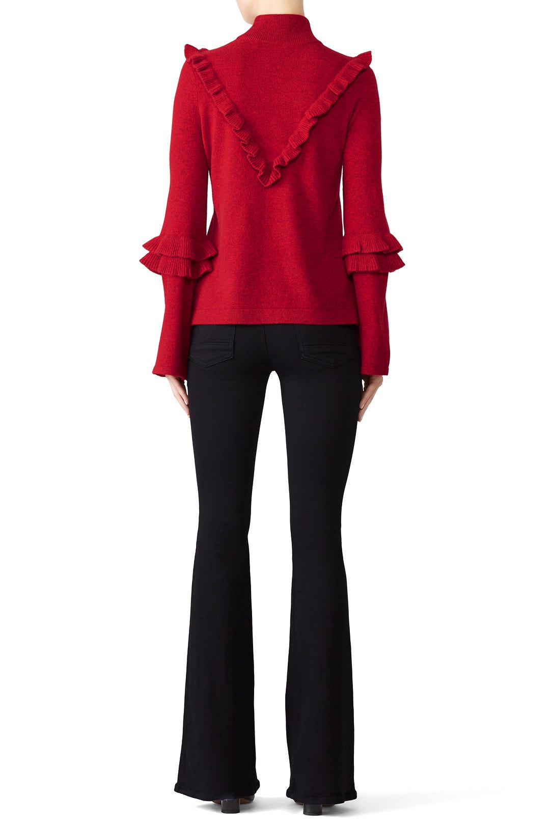 Red Shelley Sweater by Rebecca Minkoff 2