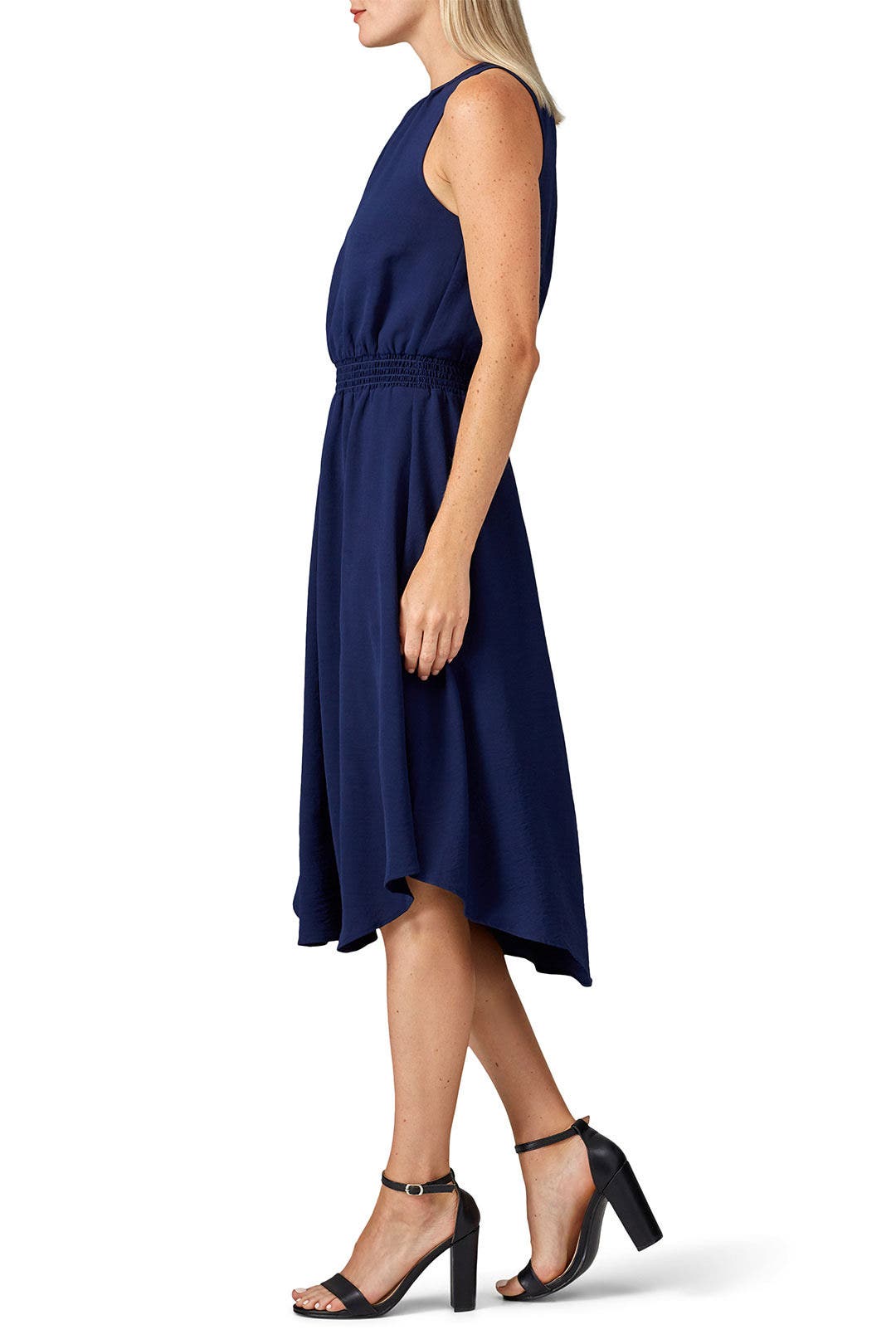 Sleeveless Smocked Waist Dress by Slate & Willow 1