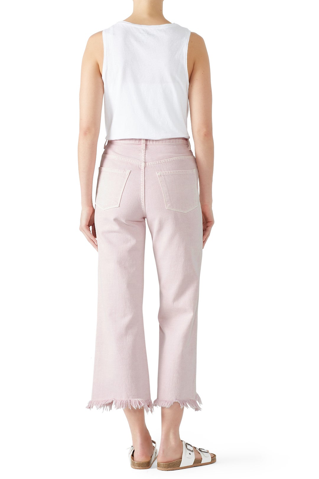 Pink Joan High Rise Crop Jeans by J BRAND 1