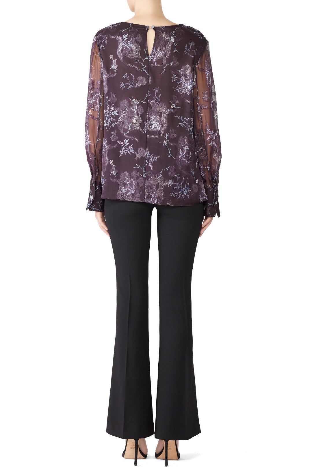 Winter Floral Knot Blouse by Jason Wu 2