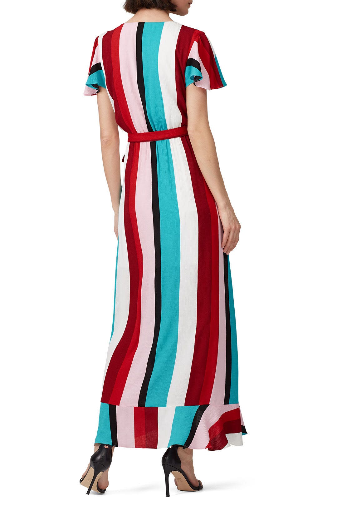 Wrap Ruffle Midi Dress by Slate & Willow 2