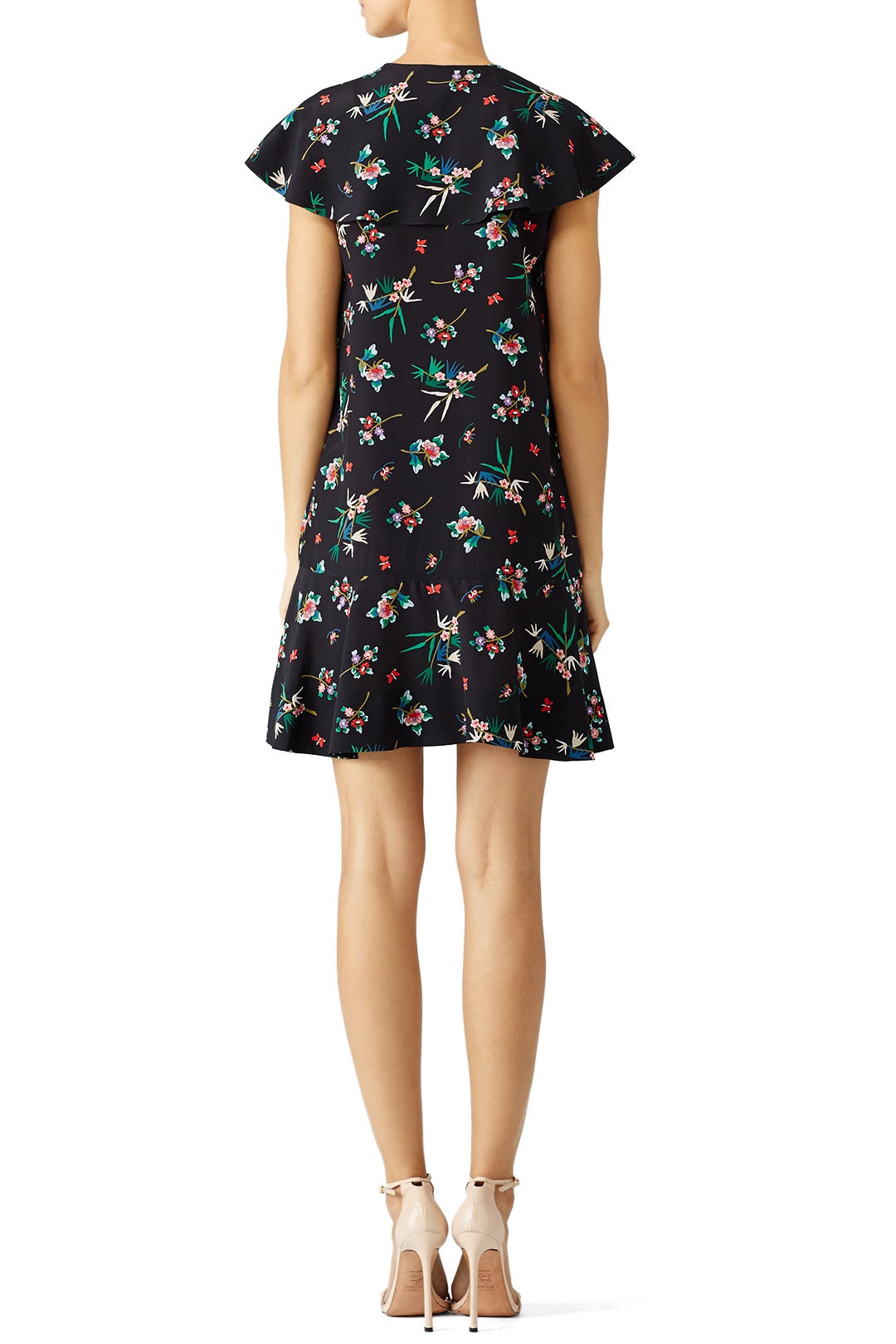 Black Floral Bouquet Dress by RED Valentino 1